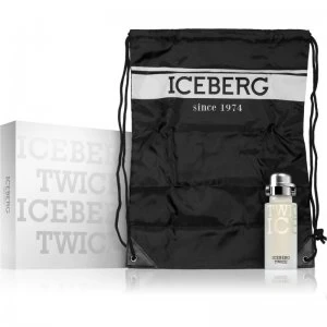 Iceberg Twice Pour Homme Gift Set 125ml Eau de Toilette + String Bag
