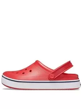 Crocs Crocband Clean Clog Kids, Red, Size 12 Younger