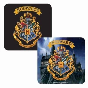 Harry Potter - Hogwarts Crest Lenticular Single Coaster