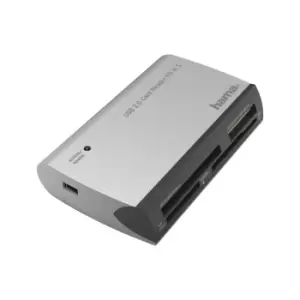 Hama All-in-One card reader USB 2.0 Black, Silver