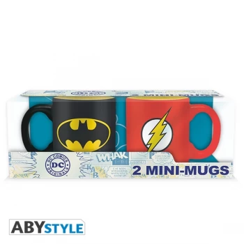 Dc Comics - Batman & Flash Espresso Mugs