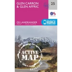 Glen Carron & Glen Affric by Ordnance Survey (Sheet map, folded, 2016)