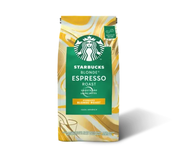 Starbucks Blonde Espresso Roast Coffee Beans 200g Pack