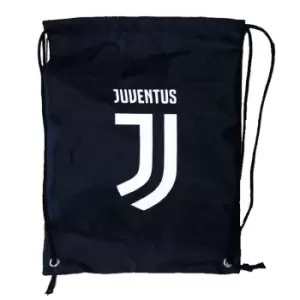 Juventus FC Crest Gym Bag (One Size) (Black)