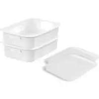 SmartStore Storage Basket Plastic White 28 (W) x 37 (D) x 13 (H) cm 31857813184781