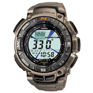 Casio PRO TREK TOUGH SOLAR Titanium Watch PRG-240T-7 - Silver