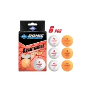 Donic-Schildkrot Avantgard Table Tennis Ball 6 Pack - Orange