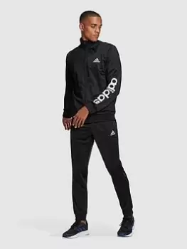 adidas Linear Sleeve Tracksuit - Black Size XL Men
