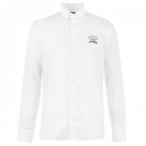 Paul And Shark Crew Sleeve Shirt - White 010