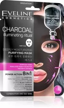 Eveline Charcoal Moisturizing Purifying Mask