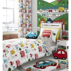Catherine Lansfield - Transport Vehicles Toddler Duvet Cover Set - Multicoloured