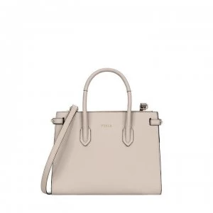Furla Pin Small East West Tote - Neutral
