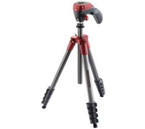 Manfrotto Compact Action Red Tripod Red