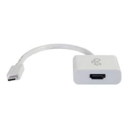 C2G USB 3.1 USB C to HDMI Adapter 4K - White