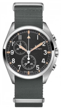 Hamilton Khaki Aviation Pilot Pioneer Grey Nato Strap Watch
