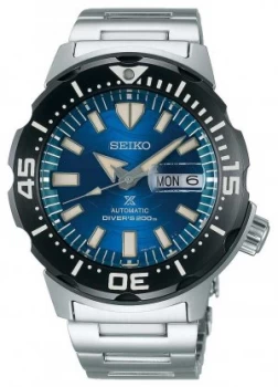 Seiko Prospex Gents Mechanical Save The Ocean Blue Dial Watch