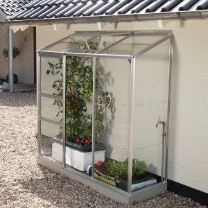 Vitavia Ida 6' x 2' Aluminium Greenhouse with FREE Base - Toughened Glass