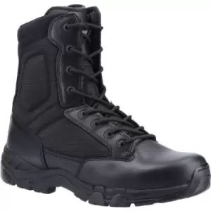 Mens Viper Pro 8.0 Plus Uniform Leather Safety Boots (8 uk) (Black) - Black - Magnum