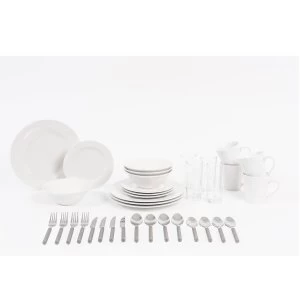 Sabichi 36 Piece Dining Set - White