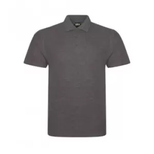PRO RTX Mens Pro Pique Polo Shirt (XL) (Charcoal)