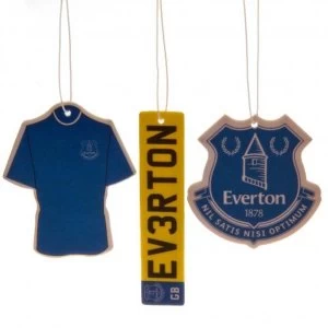 Everton FC 3 Pack Air Freshener