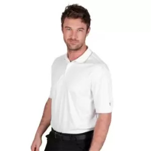 Island Green Performance Polo Golf Shirt - White