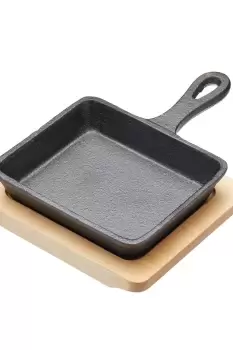 Cast Iron Mini Frying Pan, 15x24.4x2cm, Gift Boxed