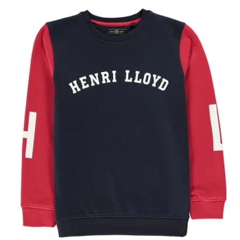 Henri Lloyd Logo Crew Sweatshirt - Navy Blazer