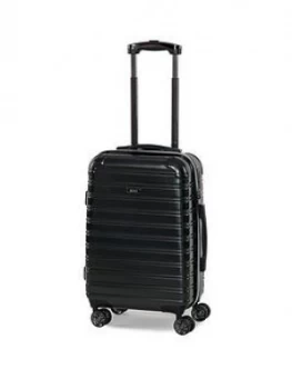 Rock Luggage Chicago Carry-On 8-Wheel Suitcase - Black