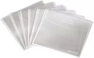 Hama CD/DVD Protective Sleeves, PP, pack of 75, transparent