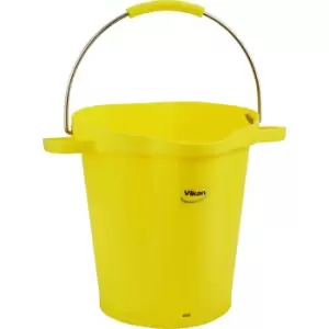 Vikan Bin, suitable for foodstuffs, capacity 20 l, pack of 5, yellow