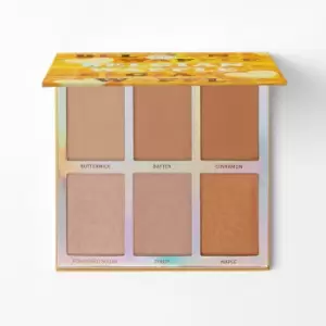 BH Cosmetics Weekend Vibes Belgian Waffle - 6 Color Baked Bronzer & Highlighter Palette