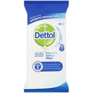 Dettol Cleansing Surface Wipes Anti Bacterial 30 Sheets