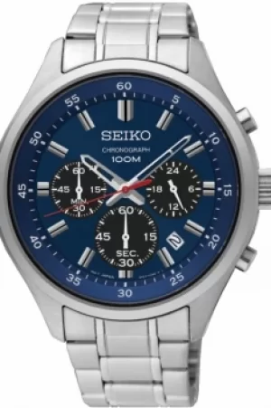 Mens Seiko Sports Chronograph Watch SKS585P1