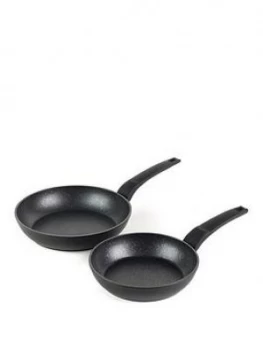 Salter Marble Gold Non-Stick 20Cm And 24Cm Frying Pan Set