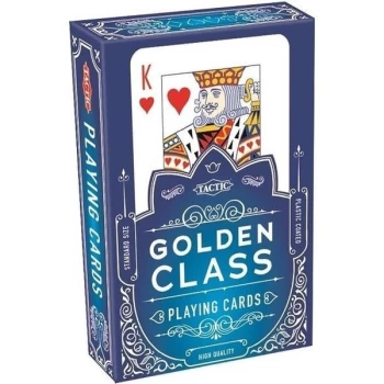 Tactic Golden Class Playing Cards - International Golden Blue 2019