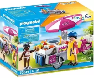 Playmobil Family Fun Aqua Park Crepe Cart Playset