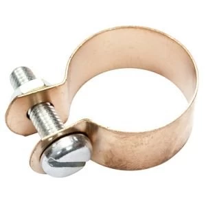 BQ Copper Earth Connecting Clip Pack of 2