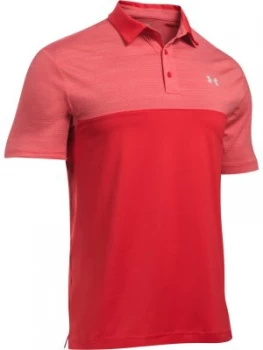 Urban Armor Gear Mens Playoff Polo Blocked Red