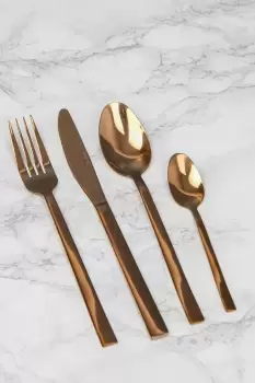 Copper Ciara Diseno 16 Piece Cutlery Set PVD