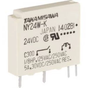 PCB relays 24 Vdc 5 A 1 maker Takamisawa NY 24W K