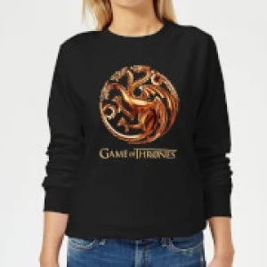 Game of Thrones Bronze Targaryen Womens Sweatshirt - Black - 5XL