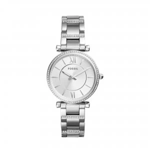 Fossil Grey And Silver 'Carlie' Dress Watch - ES4341