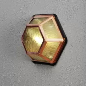 Castor Outdoor Classic 6 Wall Light Copper Amber, IP23