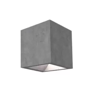 Simenti LED Outdoor Wall Light Cement Grey IP65