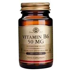 Solgar Vitamin B6 50 mg Tablets 100 tablets