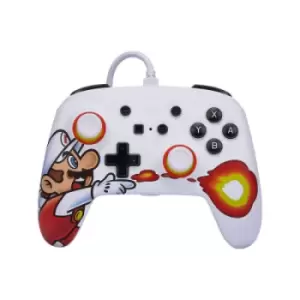 Switch Enhanced Wired Controller - Fireball Mario for Switch