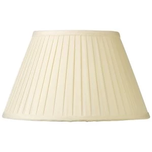 Village At Home 10" Knife Pleated Drum Lampshade - French Cream