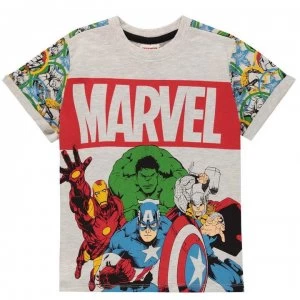 Character Short Sleeve T Shirt Boys - Avengers