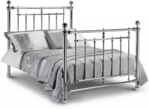 Julian Bowen Empress 5ft King Size Chrome Metal Bed Frame